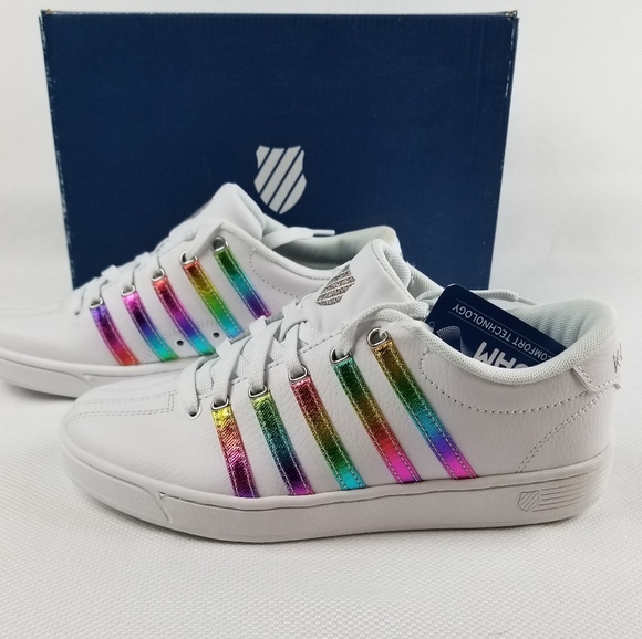 K-Swiss Shoes - K-Swiss Court Pro Rainbow.